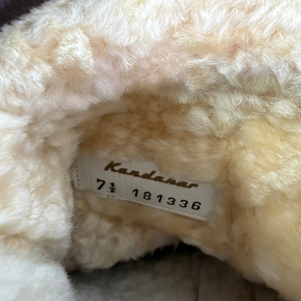 Kandahar Shearling Lined Leather Winter‎ Boots 7.5